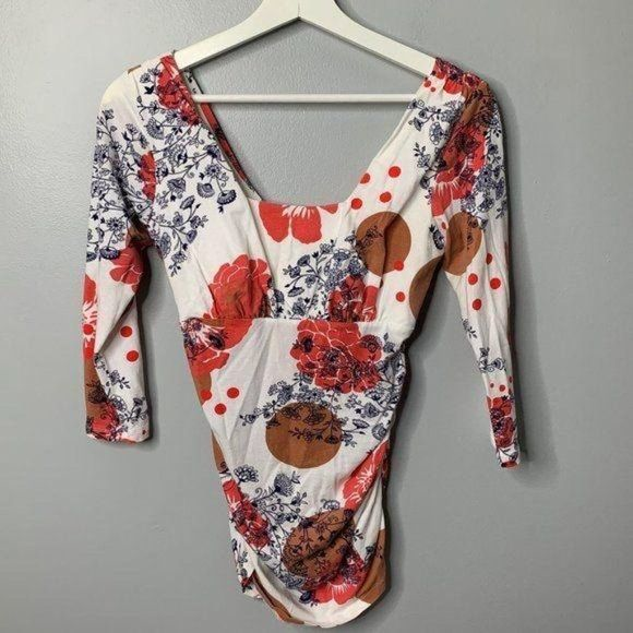 CAbi Tops - Cabi Grecian Dot Ruched‎ Top 955